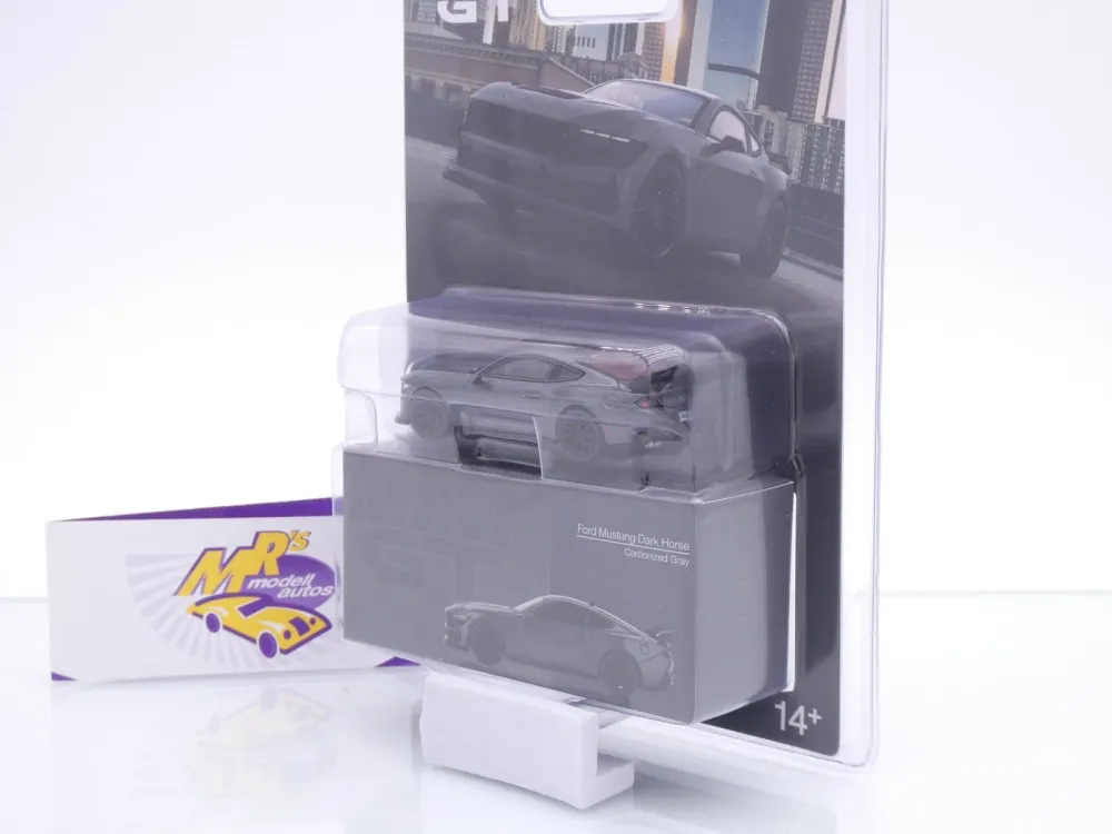 TSM MINI GT MGT00957-BL # Ford Mustang Dark Horse Baujahr 2024 " Carbonized Grey " 1:64