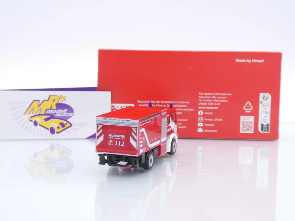 Herpa 098861 # MAN TGM M Mehrzweckgerätewagen (MzGW) " Feuerwehr Fraport " 1:87