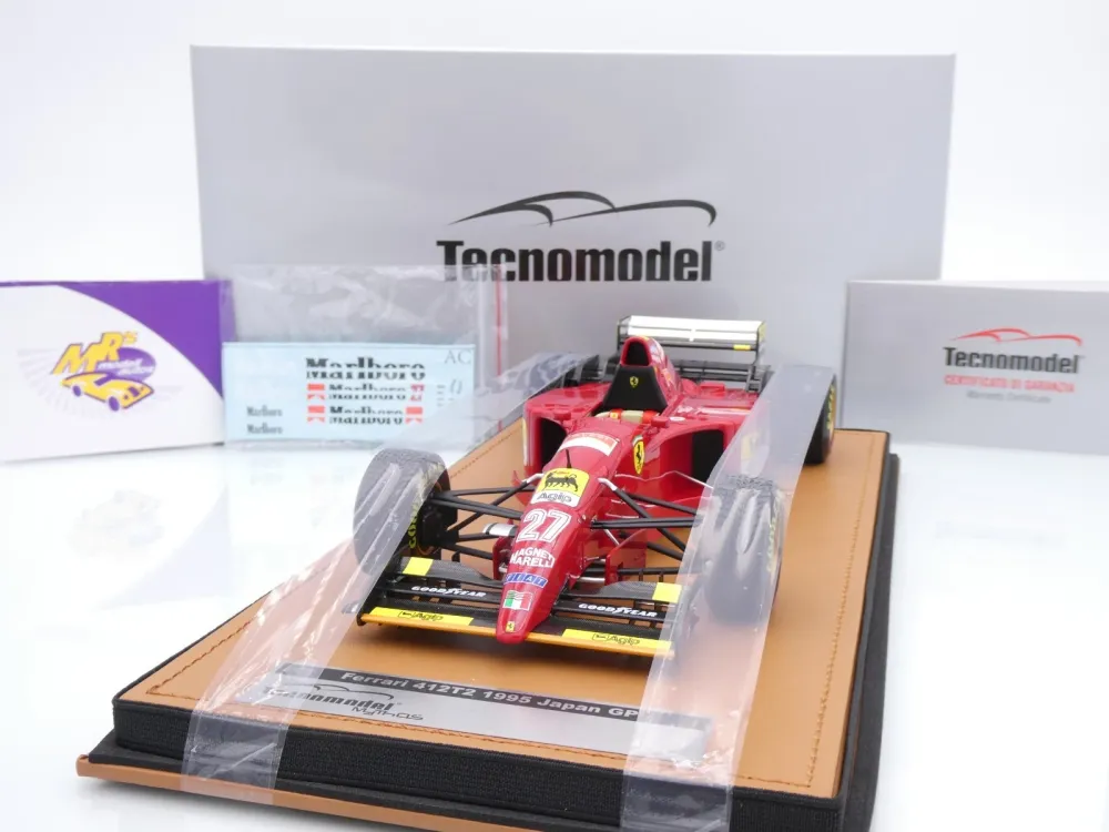 Tecnomodel TM18-388A # Ferrari 412 T2 F1 #27 Japan GP 1995 " Jean Alesi " 1:18