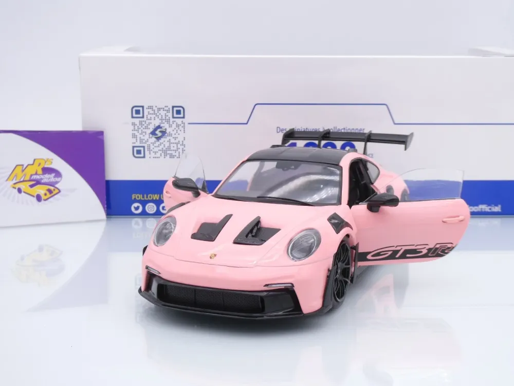 Solido S1812108 # Porsche 911 (992) GT3 RS Baujahr 2024 " Pink / Rosa " 1:18