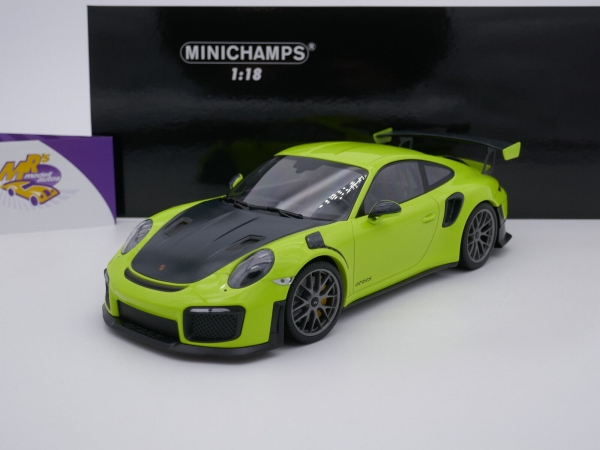 Minichamps 155068309 # Porsche 911 (991 II) GT2 RS Baujahr 2018 " hellgrün " 1:18