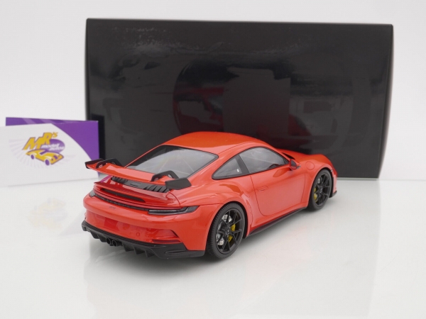 Minichamps 117069000 # Porsche 911 (992) GT3 Baujahr 2021 " lavaorange " 1:18