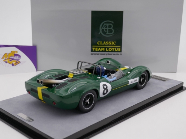 Tecnomodel TM18-125E # Lotus 40 Brand Hatch Trophy Car 1965 " Jim Clark " 1:18