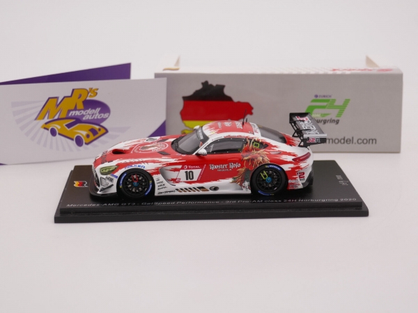 Spark SG696 # Mercedes AMG GT3 Nr.10 3rd 24H Nürburgring 2020 " Get Speed " 1:43