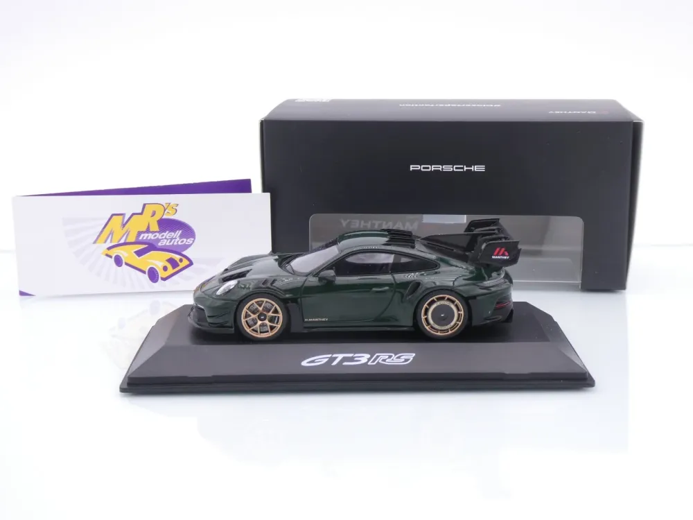 Spark WAP0203000TGT3 # Porsche 911 992 GT3 RS Manthey Kit 2024 " Brewstergrün " 1:43