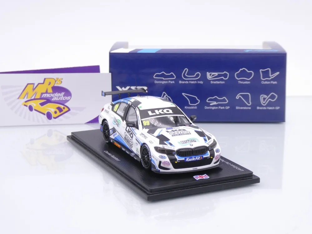 Spark UK034 # BMW 330i #99 Brands Hatch BTCC 2025 " LKQ Euro / Rainford " 1:43