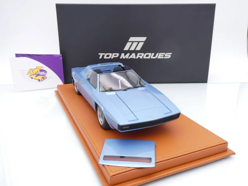 Top Marques TOP142A # Ferrari 308 GT Bertone Rainbow Baujahr 1976 " blaumetallic " 1:18