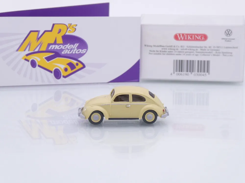 Wiking 0030 04 # Volkswagen VW Käfer 1200 Baujahr 1960-67 " grünbeige " 1:87