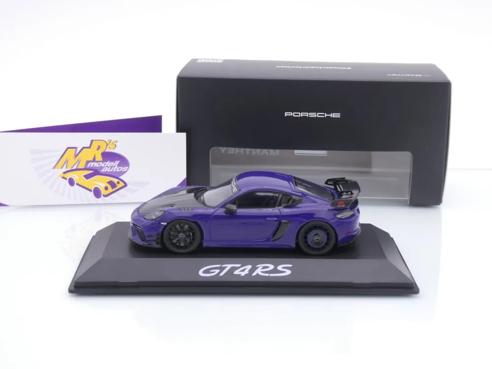 Spark WAP0206030TCAY # Porsche 718 982 GT4 RS Manthey Kit Baujahr 2024 " Ultraviolett " 1:43