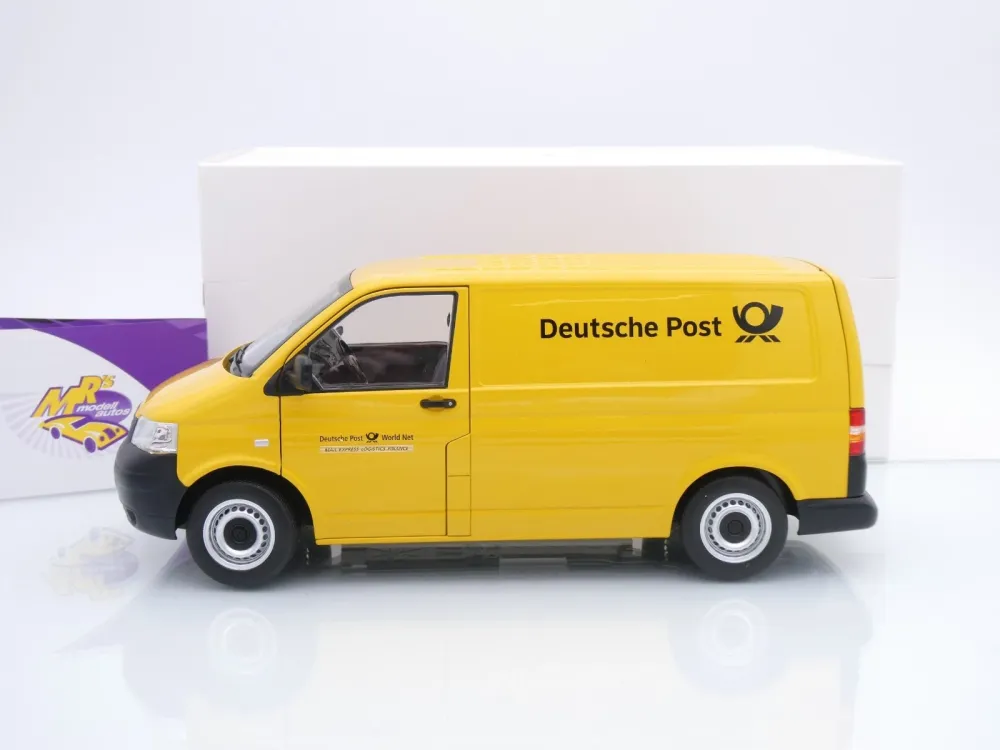 Norev 188617 # Volkswagen VW T5 Transporter Kasten 2003 gelb " Deutsche Post " 1:18