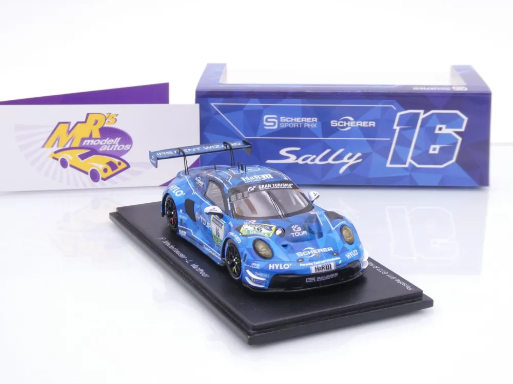 Spark 20252416 # Porsche 911 GT3 R Winner 24h Nürburgring 2025 " Scherer PHX Sally " 1:43