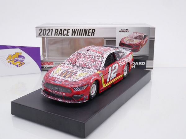 Lionel Racing W122123BARRBA # Ford Mustang NASCAR 2021 " Ryan Blaney - Daytona Coke Zero 400 Summer Race Winner " 1:24