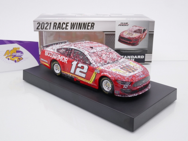 Lionel Racing W122123BARRBA # Ford Mustang NASCAR 2021 " Ryan Blaney - Daytona Coke Zero 400 Summer Race Winner " 1:24