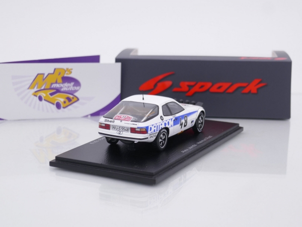 Miniature Spark 1/43 Porsche 924 Carrera GTS N°48 Rallye Monte Carlo 1979, Neuve
