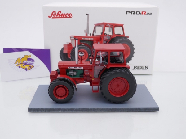 Schuco PRO.R 09148 # Volvo BM 814 Traktor mit Kabine Baujahr 1969-1980 " rot " 1:32