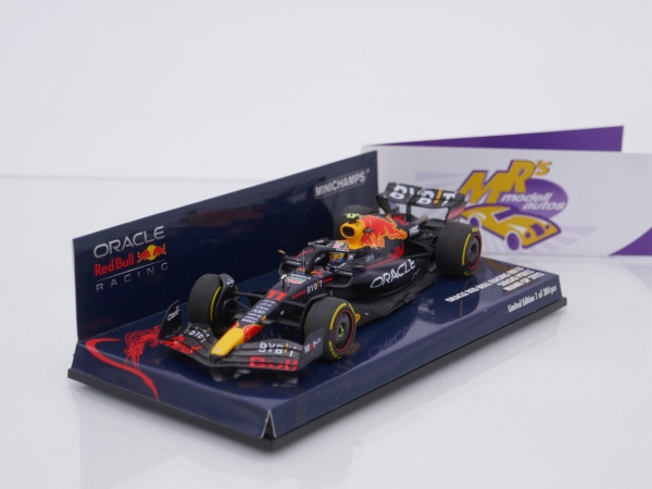 Minichamps 417220511 # Red Bull RB18 F1 4th Miami GP 2022 " Sergio Perez " 1:43