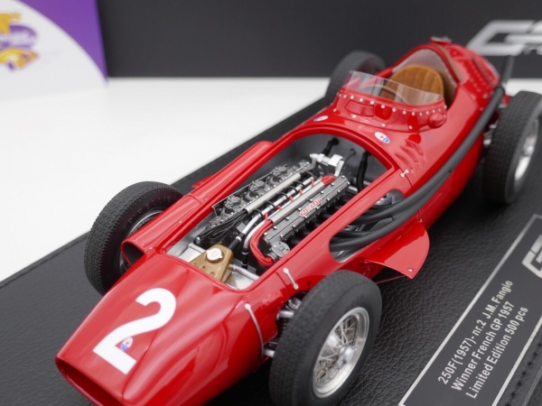 GP Replicas GP82B # Maserati 250F Winner French GP 1957 " Juan Manuel Fangio " 1:18