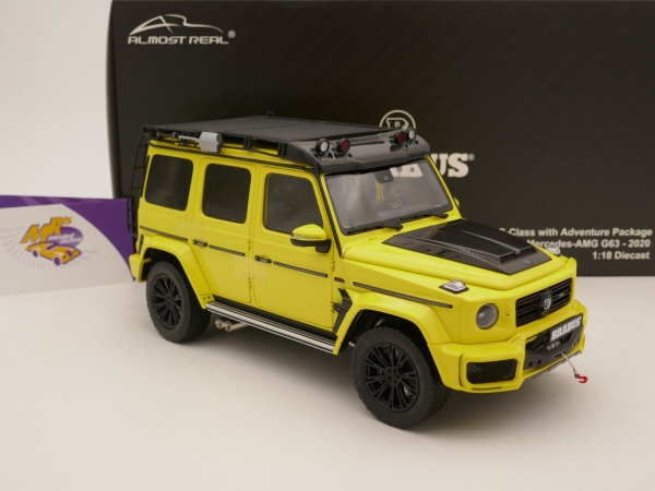 Almost Real 860513 # Brabus G-Klasse (G63) Baujahr 2020 " electric-beam-yellow " 1:18