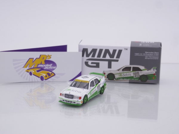 TSM Mini GT MGT00366-L # Mercedes-Benz 190E Evo II DTM 1991 " Michael Schumacher " 1:64