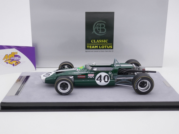 Tecnomodel TM18-265A # Lotus 59 Formel 2 Albi GP 1969 " Ronny Peterson " 1:18