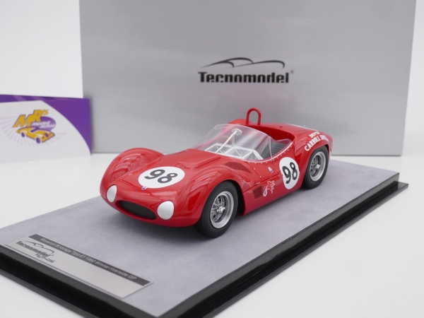 Tecnomodel TM18-276B # Maserati Birdcage Tipo 61 Meaadowdale GP 1960 " Roger Penske " 1:18