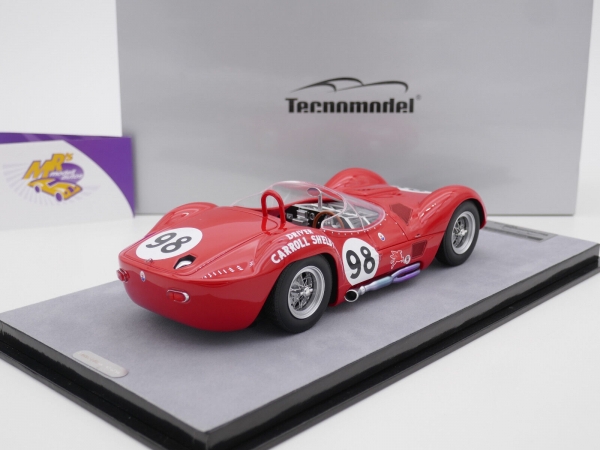 Tecnomodel TM18-276B # Maserati Birdcage Tipo 61 Meaadowdale GP 1960 " Roger Penske " 1:18