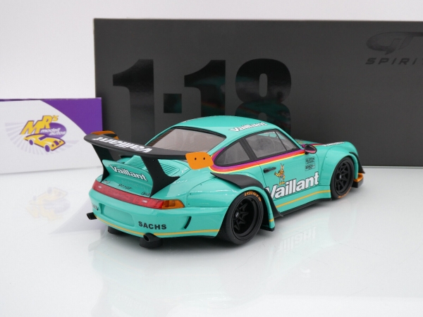 GT Spirit GT869 # Porsche 911 (993) RWB Bodykit Baujahr 2022 " Vaillant " 1:18