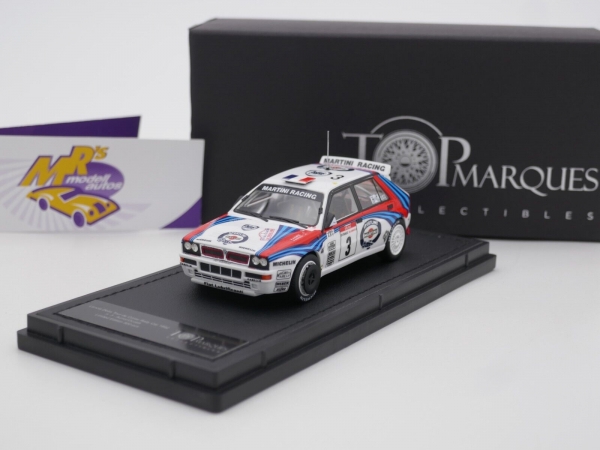 TOP Marques TM43-04B # Lancia Delta Nr.3 Tour de Corse 1992 " Martini Racing " 1:43