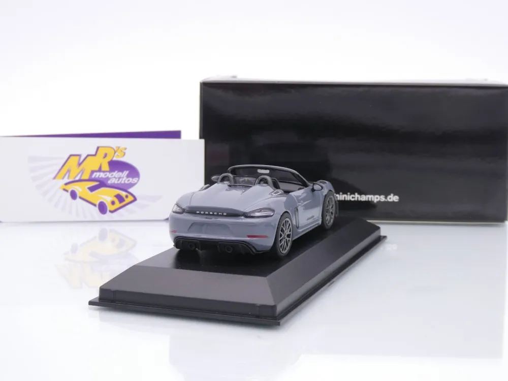 Minichamps 410063130 # Porsche 718 Spyder RS Baujahr 2023 " Arktikgrau " 1:43