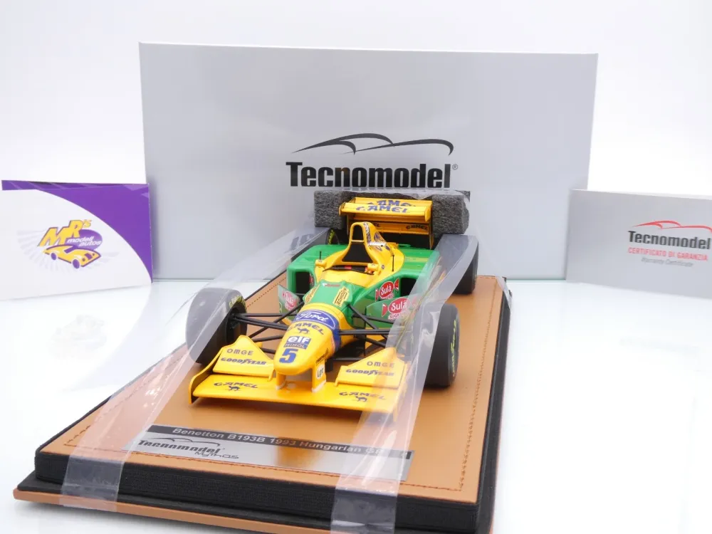 Tecnomodel TM18-377B # Benetton B193B F1 #5 Ungarn GP 1993 " Michael Schumacher " 1:18