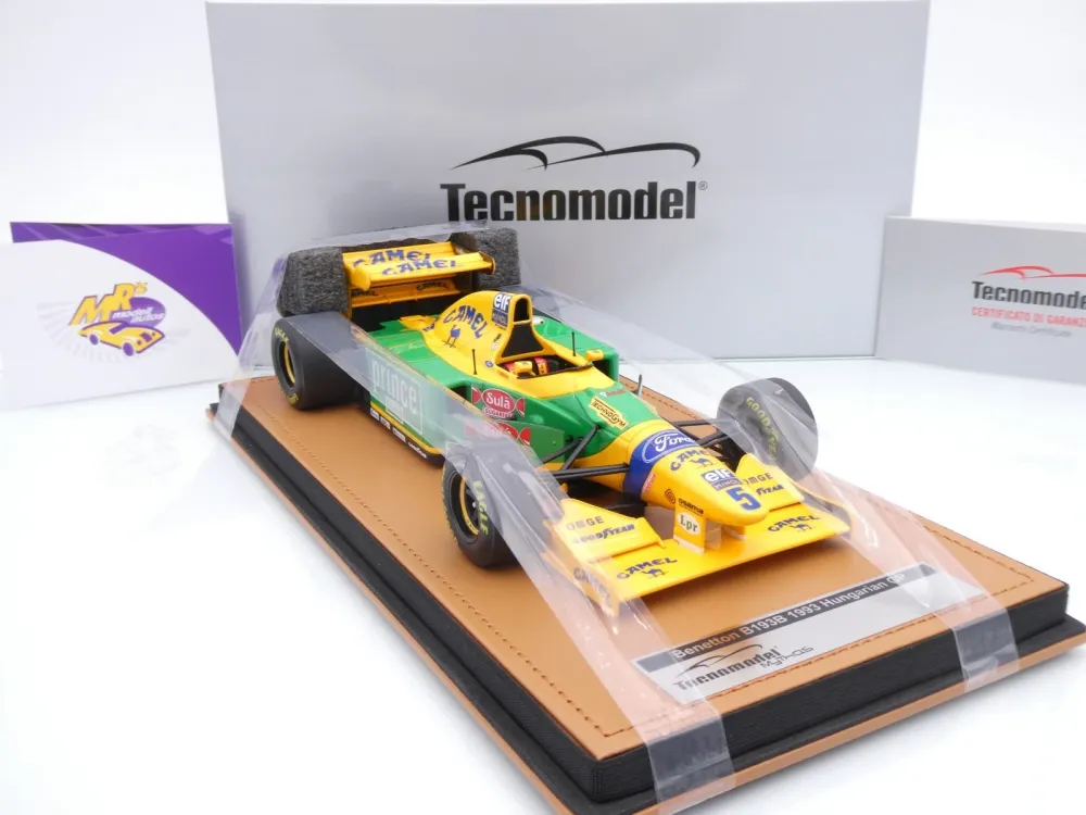 Tecnomodel TM18-377B # Benetton B193B F1 #5 Ungarn GP 1993 " Michael Schumacher " 1:18