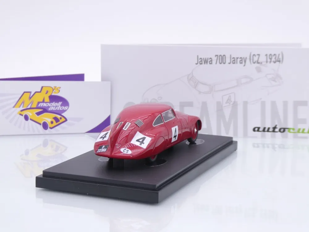 Autocult 06067 # Jawa 700 Jaray #4 " 1000 Meilen Tschechoslowakei 1934 " 1:43