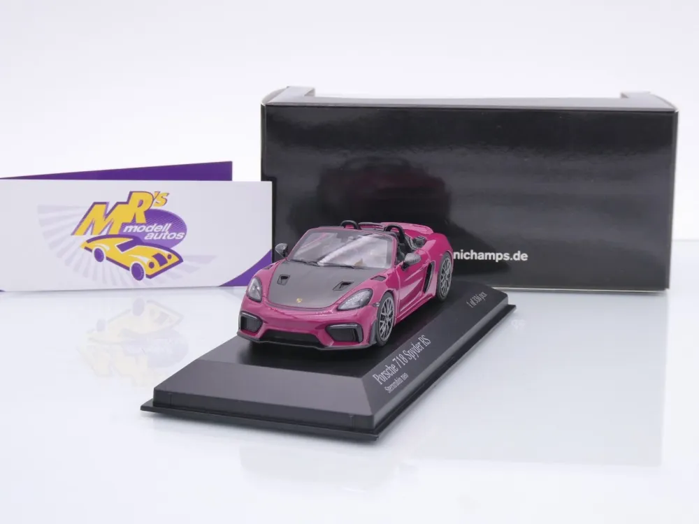 Minichamps 410063132 # Porsche 718 Spyder RS Baujahr 2023 " Sternrubin " 1:43