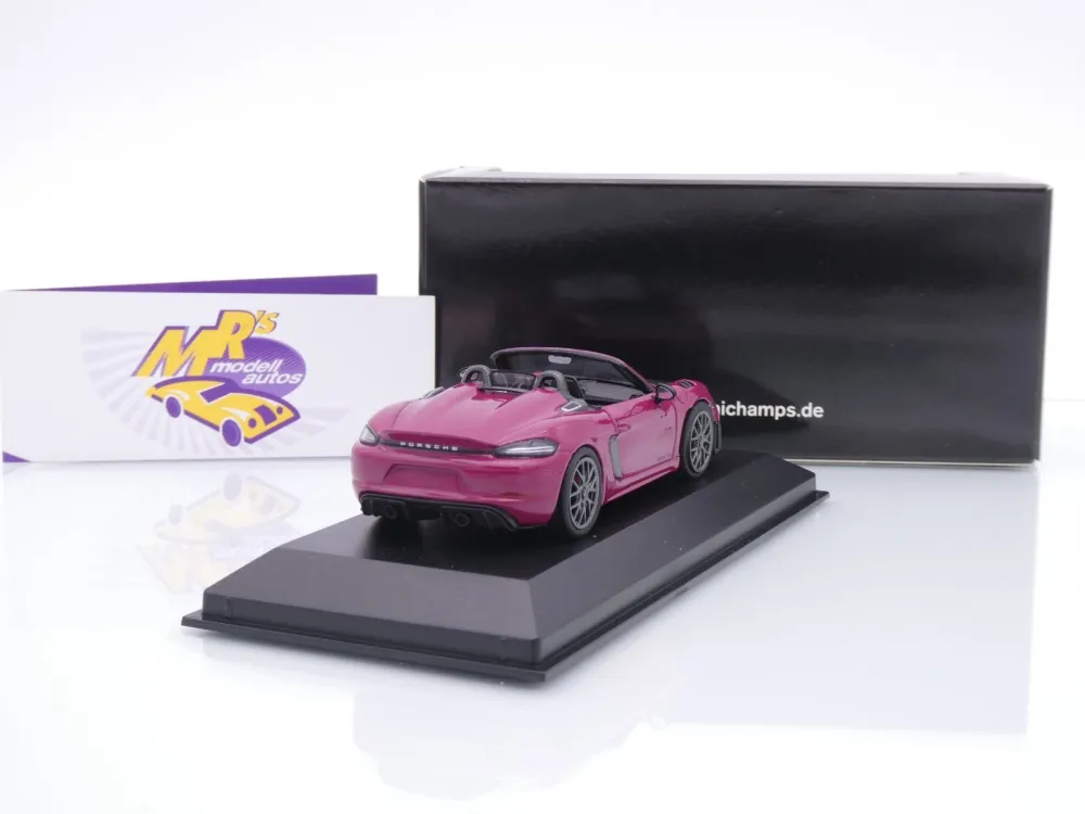 Minichamps 410063132 # Porsche 718 Spyder RS Baujahr 2023 " Sternrubin " 1:43