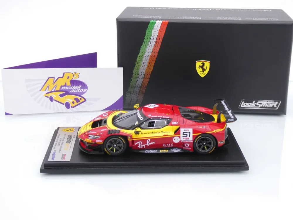 Look Smart LSRC206 # Ferrari 296 GT3 #51 3rd 24h Spa 2025 " AF Corse " 1:43