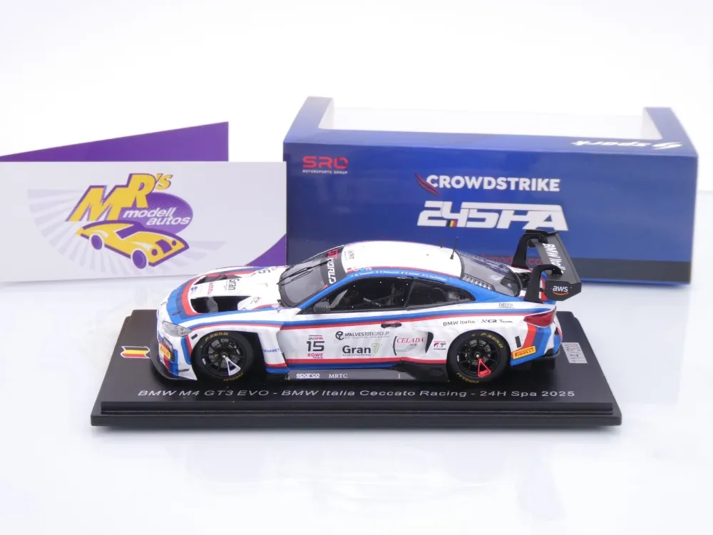 Spark SB864 # BMW M4 GT3 #15 24h Spa 2025 " Ceccato Racing / de Phillippi " 1:43