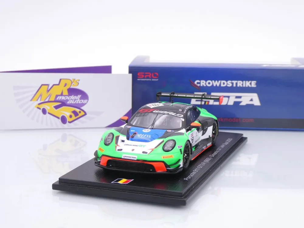 Spark SB865 # Porsche 911 GT3 R #18 24h Spa 2025 " Dinamic GT / Campbell - Buus " 1:43