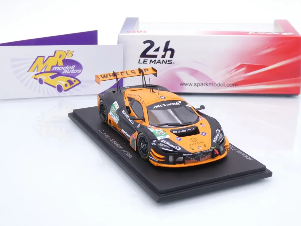 Spark S9307 # McLaren 720S GT3 #95 24h Le Mans 2025 " United Autosports / Leung - Gelael - Sato " 1:43