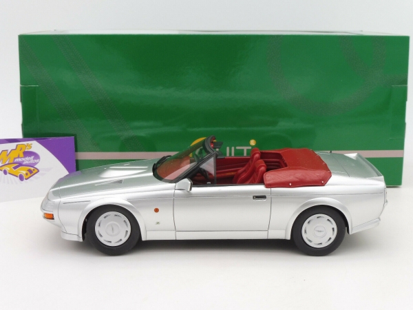 Cult CML034-2 # Aston Martin V8 Zagato Spyder Baujahr 1987 " silbermetallic " 1:18