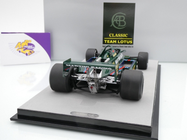 Tecnomodel TM18-287D # Lotus 79 F1 Test Paul Ricard 1979 " Nigel Mansell " 1:18
