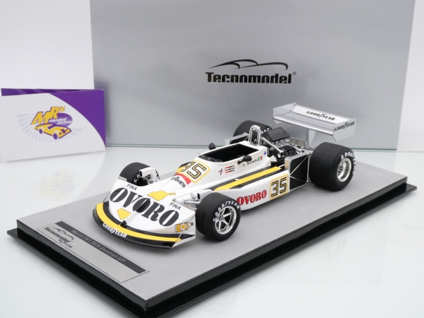 Tecnomodel TM18-222E # March 761 F1 #35 Sweden GP 1976 " Arturo Merzario " 1:18