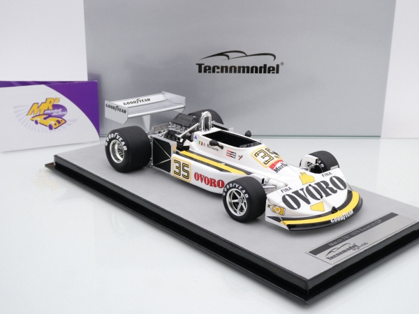Tecnomodel TM18-222E # March 761 F1 #35 Sweden GP 1976 " Arturo Merzario " 1:18