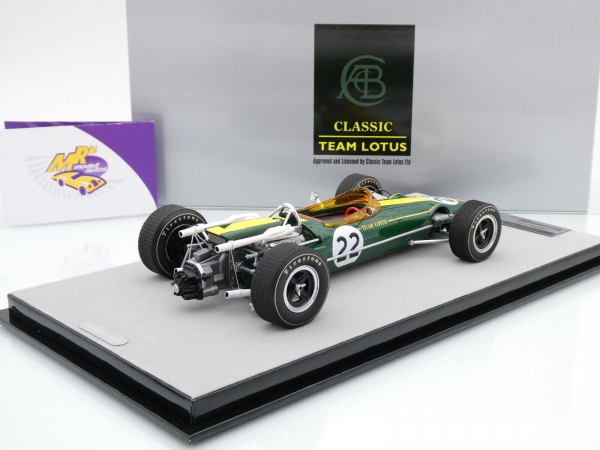 Tecnomodel TM18-188E # Lotus 43 F1 Nr.22 Italien GP 1966 " Jim Clark " 1:18
