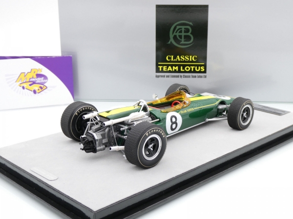 Tecnomodel TM18-188C # Lotus 43 F1 #8 DNF Südafrika GP 1967 " Graham Hill " 1:18