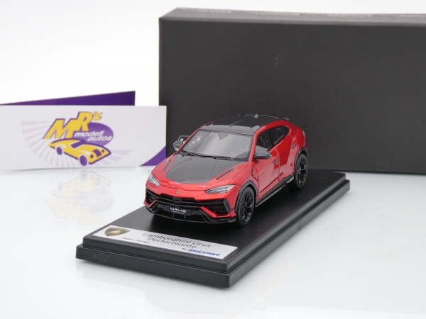 Look Smart LS537D # Lamborghini Urus Performante Baujahr 2022 " Rosso Efesto / Carbon " 1:43