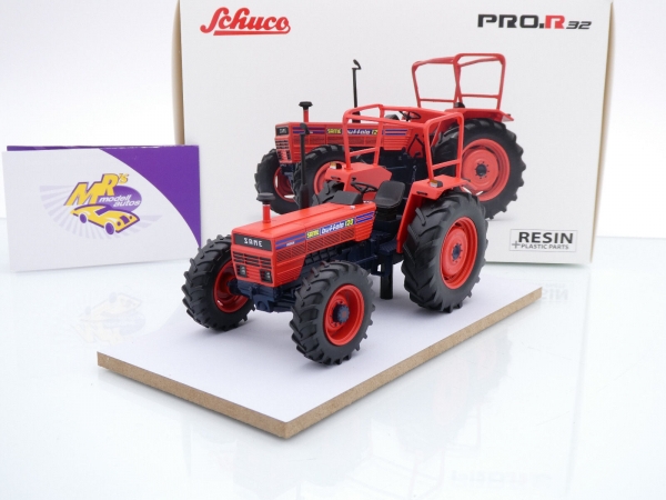 Schuco PRO.R 09169 # Same Buffalo 120 Traktor Baujahr 1974 " rot-schwarz " 1:32
