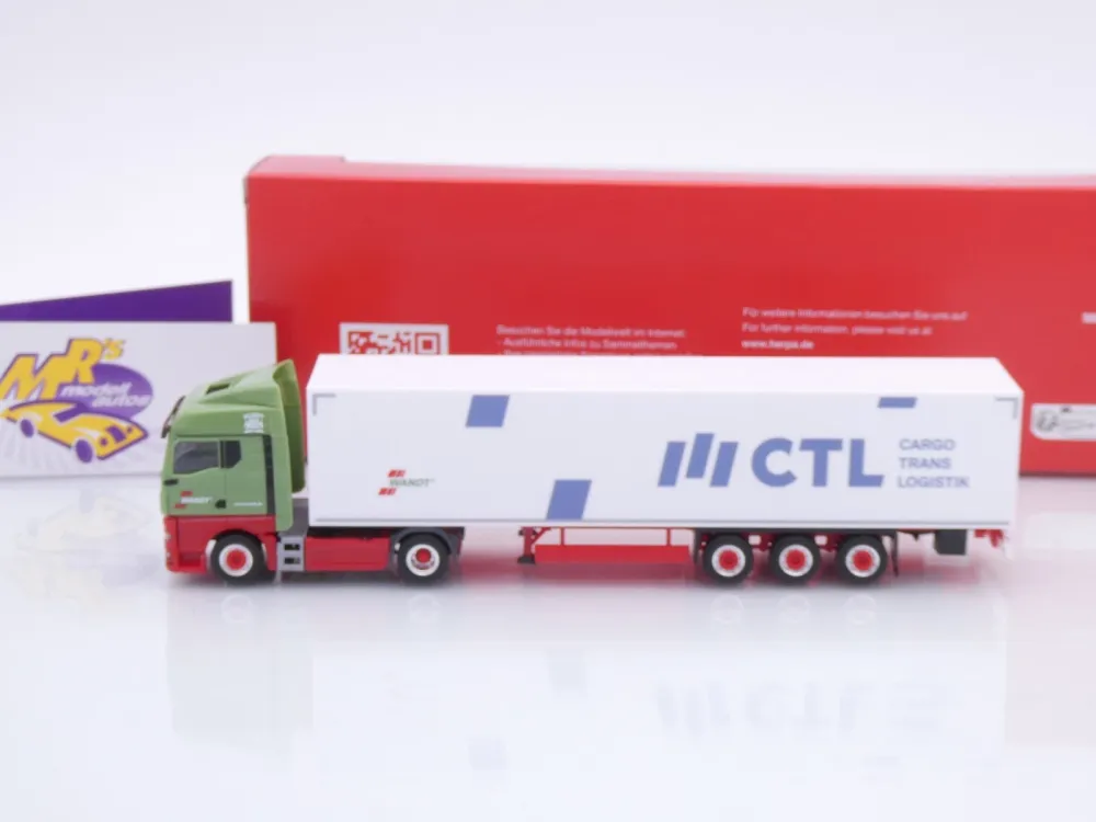 Herpa 321341 # MAN TGX GM Koffer-Sattelzug " Wandt Spedition / CTL " 1:87