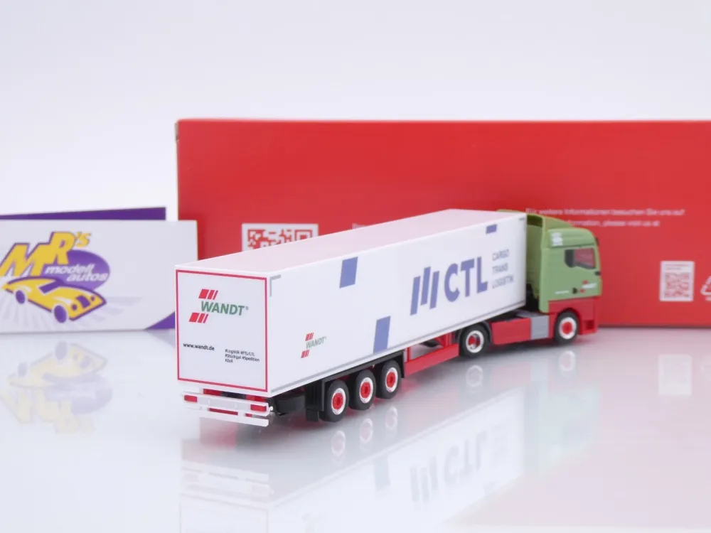 Herpa 321341 # MAN TGX GM Koffer-Sattelzug " Wandt Spedition / CTL " 1:87