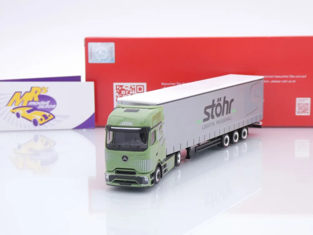 Herpa 320955 # Mercedes-Benz Actros Volumenplanen-Sattelzug " Stöhr Logis " 1:87