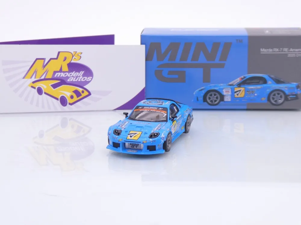 TSM MINI GT MGT01195-R # Mazda RX-7 RE-Amemiya RHD " D1GP Drift Car 2025 " 1:64